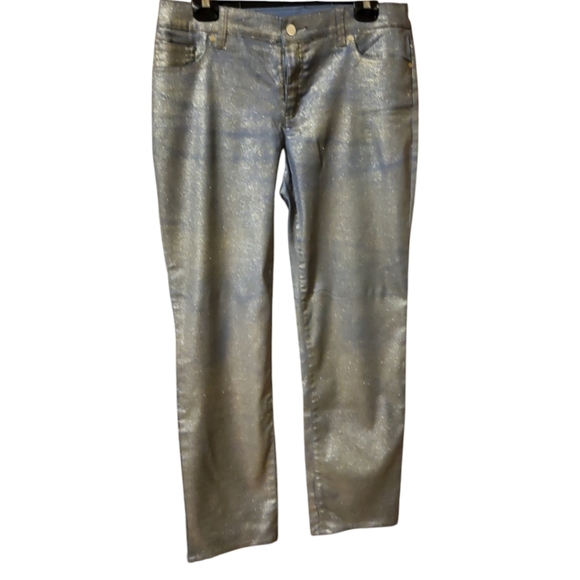 CHICO Metallic Silver Jeans - Picture 3 of 7